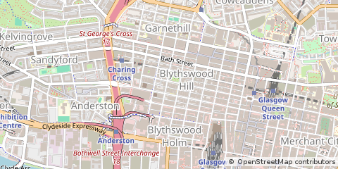 Map of Glasgow