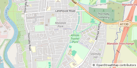 Map of Stockton-on-Tees