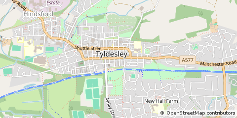 Map of Manchester, Greater Manchester