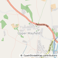 Map of Ashbourne, Derbyshire