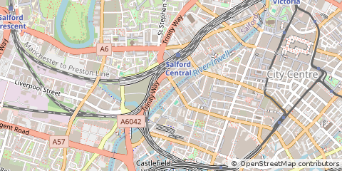Map of Manchester