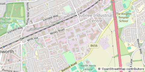 Map of Letchworth Garden City