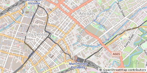 Map of Manchester