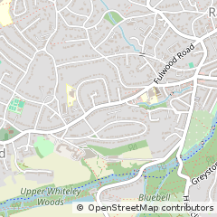 Map of Sheffield, South Yorkshire