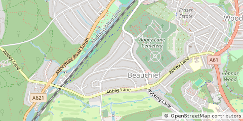 Map of Sheffield