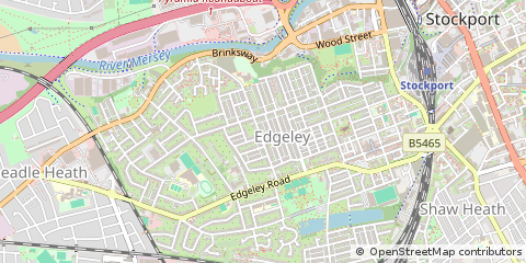 Map of Stockport
