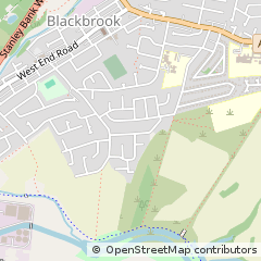Map of Rainford, ST. Helens