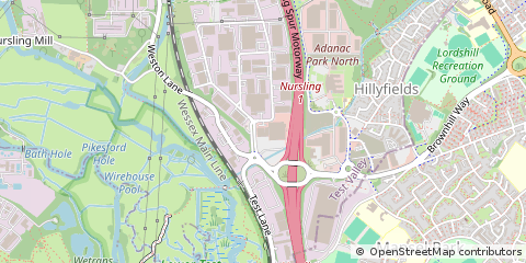 Map of Southampton, Hampshire