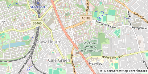 Map of Stockport