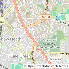 Map of Stockport