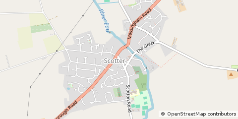 Map of Gainsborough, Lincolnshire
