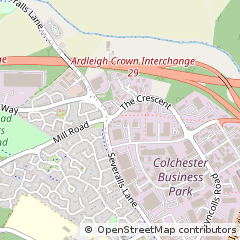Map of Colchester