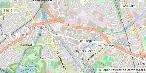 Map of West Midlands