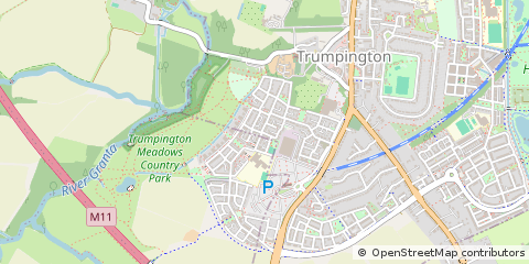 Map of Cambridge, Cambridgeshire