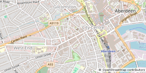 Map of Aberdeen