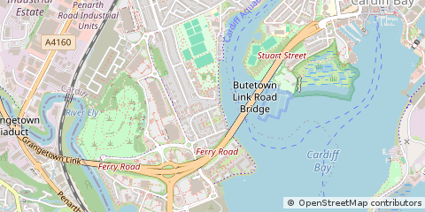 Map of Cardiff