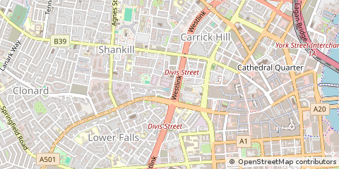 Map of Belfast