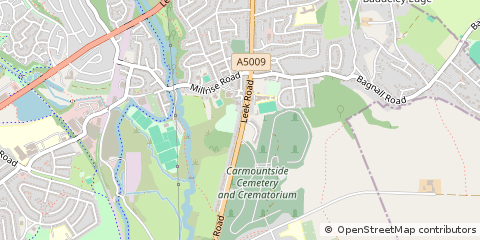Map of Stoke-on-Trent