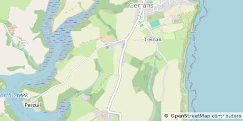 Map of Truro, Cornwall