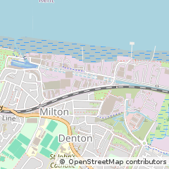 Map of Gravesend, Kent
