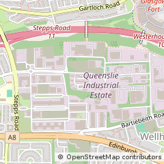 Map of Glasgow, Lanarkshire
