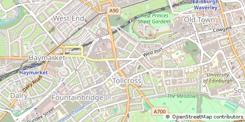 Map of Edinburgh