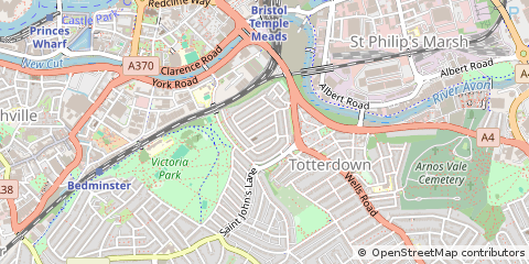 Map of Bristol