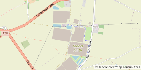 Map of Birchington, Kent
