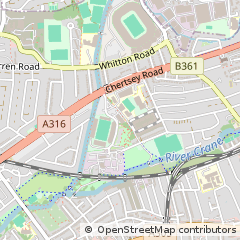 Map of Twickenham, Middlesex