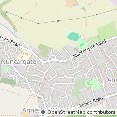 Map of Nottingham, Wolverhampton