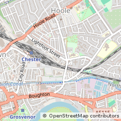 Map of Chester, Cheshire