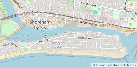 Map of Shoreham-by-SEA