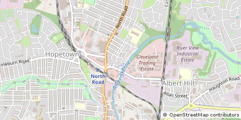 Map of Darlington