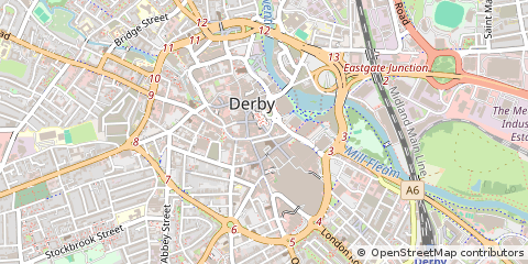Map of Derby