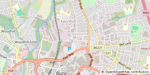 Map of Bury