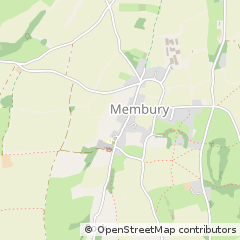 Map of Axminster, Devon
