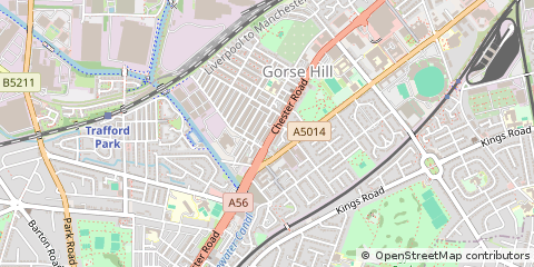 Map of Manchester
