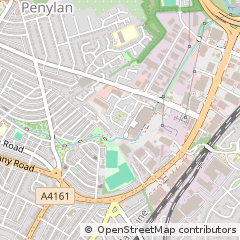 Map of Cardiff, Caerdydd