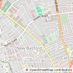Map of Nottingham