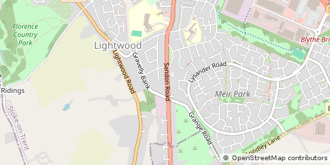 Map of Stoke-on-Trent