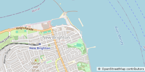 Map of NEW Brighton, Wirral