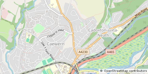 Map of Neath