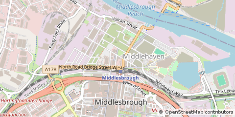 Map of Middlesbrough