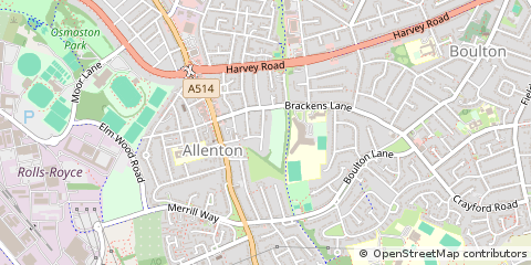 Map of Derby