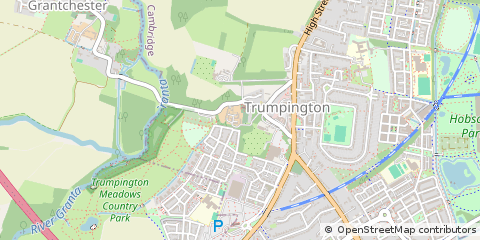 Map of Cambridge, Cambridgeshire
