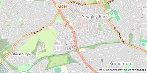 Map of Manchester