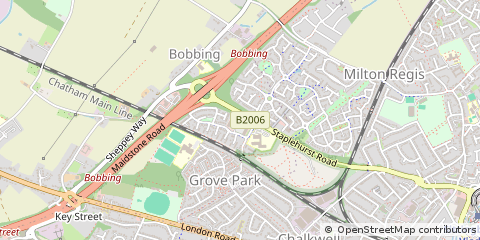 Map of Sittingbourne