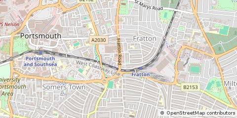 Map of Portsmouth, Hampshire