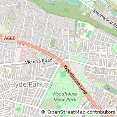 Map of Leeds