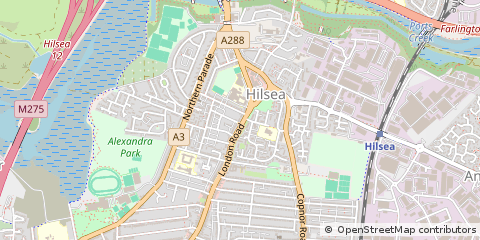 Map of Portsmouth, Hants